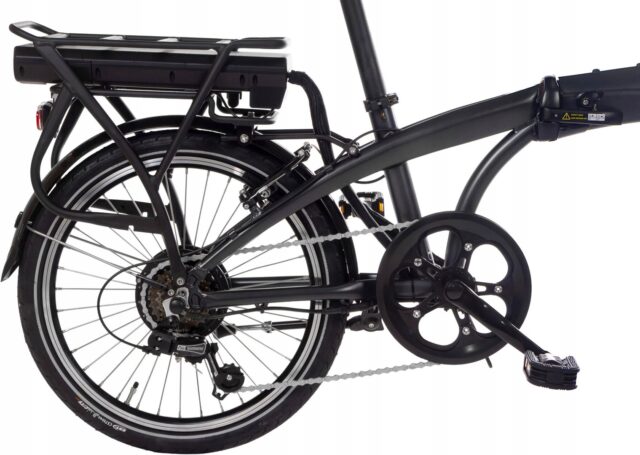 Snapp City-E Graphite folding electric bicycle - imagine 9