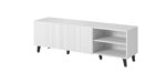 Cama RTV cabinet PAFOS 150x42x52 white matt - imagine 6