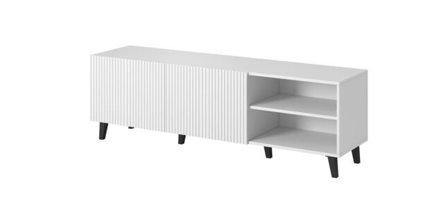 Cama RTV cabinet PAFOS 150x42x52 white matt - imagine 6