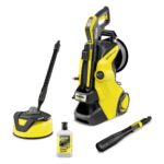 Kärcher K 5 Premium Smart Control Flex Home pressure washer Upright Electric 500 l/h Black  Yellow