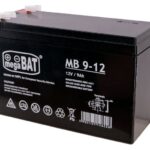 MPL megaBAT MB 9-12 UPS battery Lead-acid accumulator VRLA AGM Maintenance-free 12 V 9 Ah Black