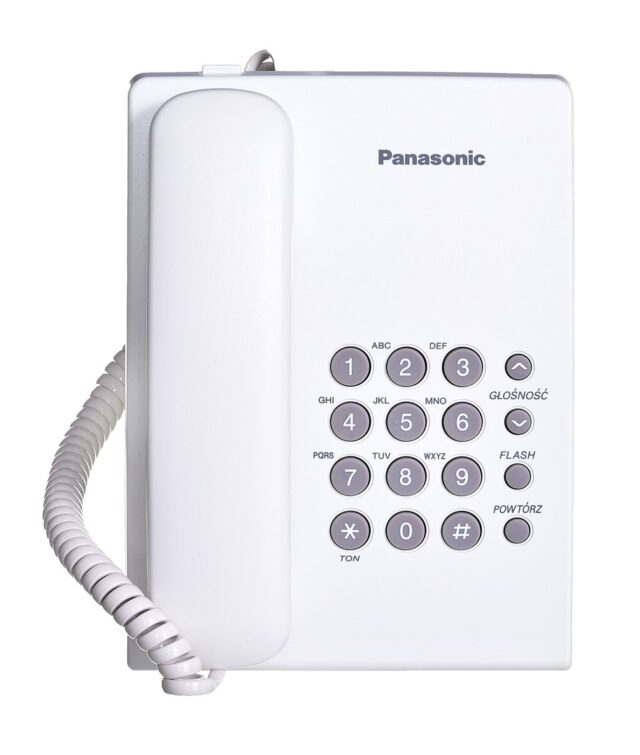 Panasonic KX-TS500PDW telephone Analog telephone White - imagine 2