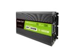 Green Cell Przetwornica napicia PowerInverter LCD 24 V 3000W/60000W Przetwornica samochodowa z wywietlaczem - czysty sinus power adapter/inverter Auto Black - imagine 8