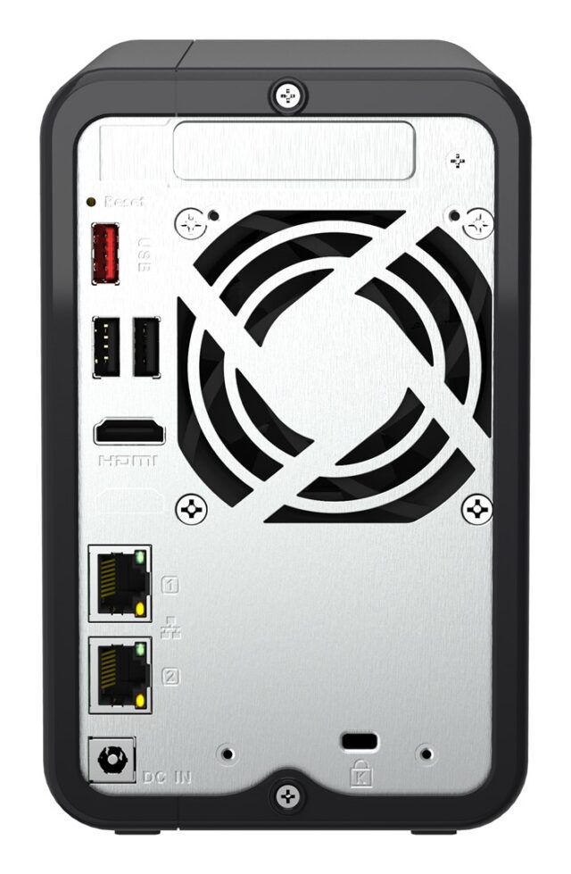 QNAP TS-264 NAS Tower Intel® Celeron® N5095 8 GB 0 TB QNAP QTS Black  Gold - imagine 6