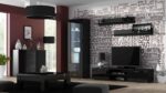 Cama TV stand SOHO 180 black/black gloss - imagine 8