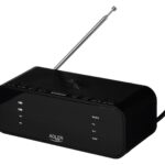ADLER AD 1192b radio alarm clock black