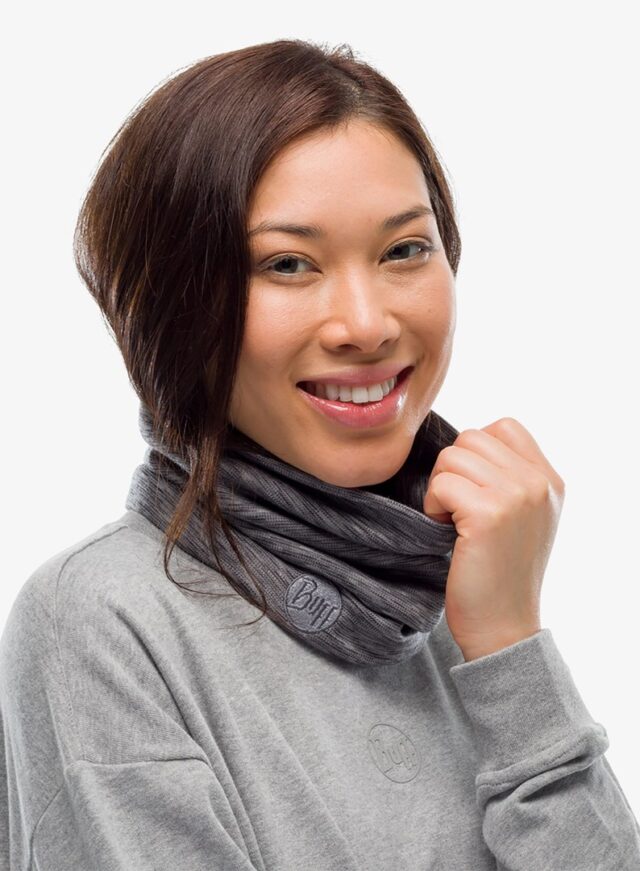 Buff Heavyweight Merino Wool Multifunctional Sling - Grey Mist - imagine 2