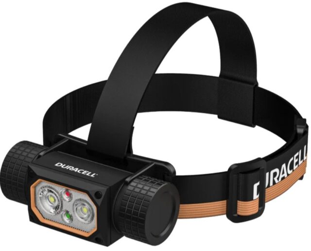 Duracell DH2000R Gift Box Headlamp black  orange - imagine 5