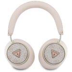 Headphones Guess 4G Triangle Logo Bluetooth ENC pink - imagine 2