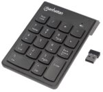 Manhattan Numeric Keypad  Wireless (2.4GHz)  USB-A Micro Receiver  18 Full Size Keys  Black  Membrane Key Switches  Auto Power Management  Range 10m  AAA Battery (included)  Windows and Mac  Three Year Warranty - imagine 5