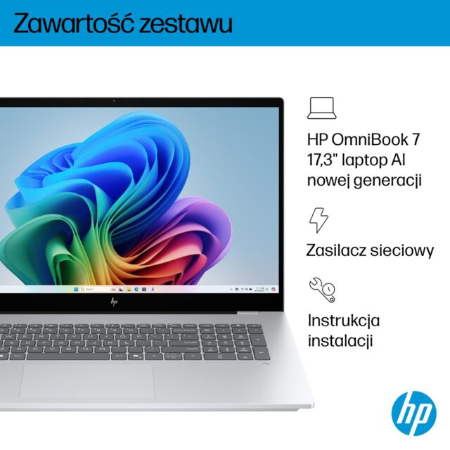 HP OmniBook 7 17-DC0073CL Ultra 7 258V 17.3 FHD Touch 32GB SSD1TB BT BLKB GeForce RTX 4050 6GB Win11 Silver (REPACK) 2Y - imagine 5