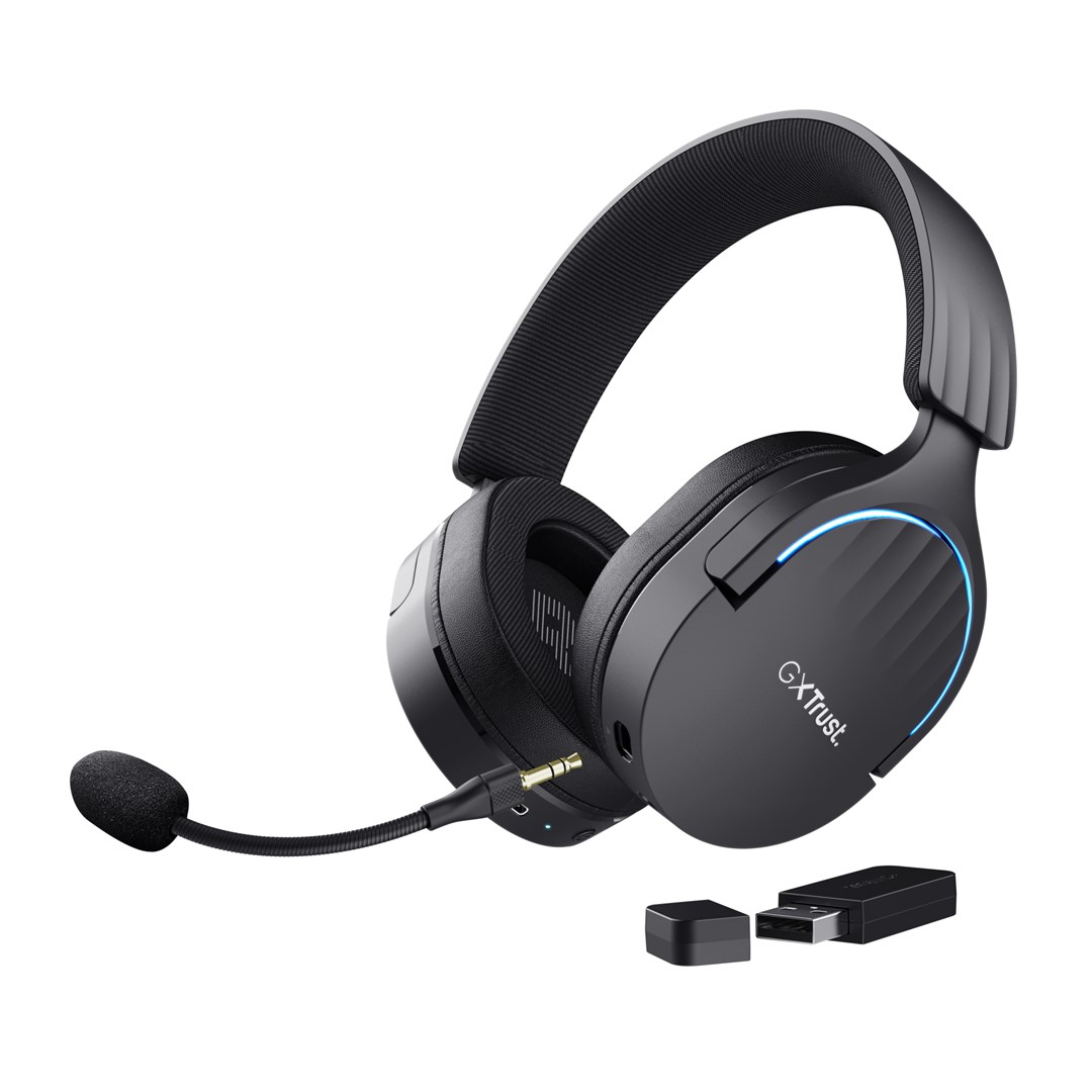 cps-ed57dddd568ee980987aadacec7637a6-2026-01-15-05-23-43 Trust GXT 491 Fayzo Headset Wired & Wireless Head-band Gaming USB Type-C Bluetooth Black - imagine 1