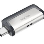 Sandisk Ultra Dual Drive USB Type-C USB flash drive 128 GB USB Type-A / USB Type-C 3.2 Gen 1 (3.1 Gen 1) Black Silver