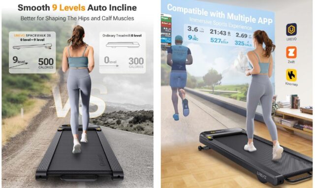 Urevo Spacewalk 3S treadmill - imagine 5