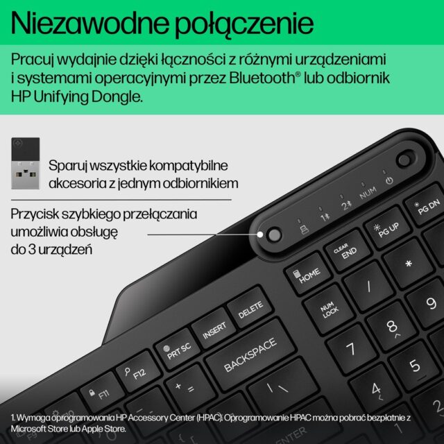 HP 475 Dual-Mode Wireless Keyboard - imagine 9