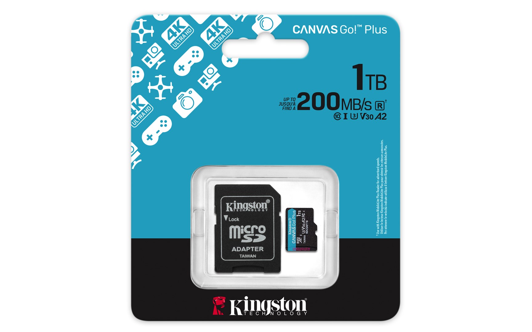 cps-edeea50591036cc8204029ad5cbd7361-2026-01-14-22-06-52 Kingston Technology 1TB microSDXC Canvas Go Plus Gen4 200MB/s A2 U3 V30 Card + Adapter - imagine 1