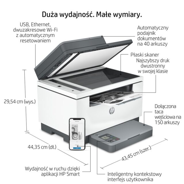 HP LaserJet MFP M234sdw Printer  Black and white  Printer for Small office  Print  copy  scan  Scan to email; Scan to PDF; Compact Size; Energy Efficient; Fast 2 sided printing; 40-sheet ADF; Dualband Wi-Fi - imagine 20