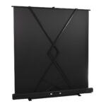Maclean portable projection screen  compact  floor  66   16:9  MC-210 - imagine 5