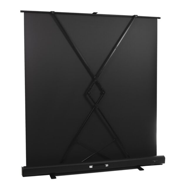 Maclean portable projection screen  compact  floor  66   16:9  MC-210 - imagine 5