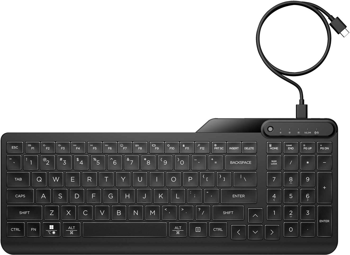cps-ee4ba84cfdf2e10e86a2b78d962fa51c-2026-01-29-16-37-10 HP 405 Multi-Device Backlit Wired Keyboard - imagine 1