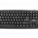 Esperanza TKR101 keyboard Office USB QWERTY English  Russian Black