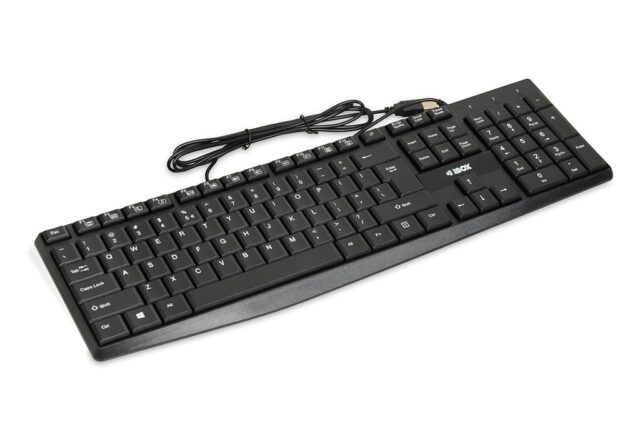 iBOX Eris USB Keyboard  Black - imagine 4