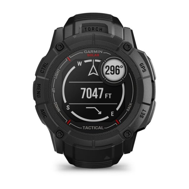Garmin Instinct 2X Solar Tactical Edition 2.79 cm (1.1 ) MIP 50 mm Digital 176 x 176 pixels Touchscreen Black GPS (satellite) - imagine 13