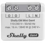 Inteligentny sterownik do pomiaru zużycia energii WiFi Shelly EM Mini Gen4 - imagine 4