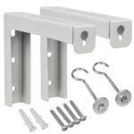 Maclean MC-923 Set of 2 hangers for projection screens  max. load 25KG (for set)  steel - imagine 5