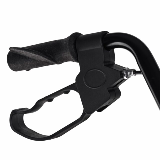 Lightweight aluminium four-wheel rehabilitation walker CH100AM - imagine 11