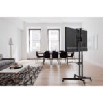 Manhattan TV & Monitor Mount  Trolley Stand  1 screen  Screen Sizes: 37-65   Black  VESA 200x200 to 600x400mm  Max 40kg  LFD  Lifetime Warranty - imagine 9