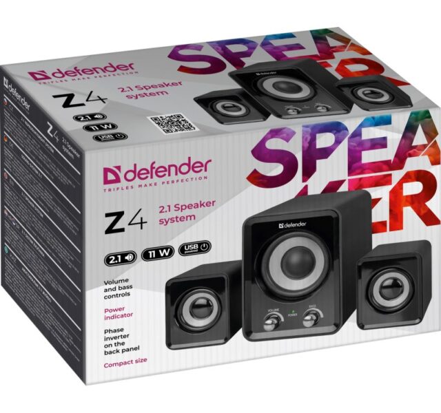 Computer speakers DEFENDER Z4 2.1 11W USB - imagine 3