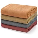 MOMCOZY 4-PACK BABY RECEIVING BLANKETS SWADDLE WRAP 47 X 47 INCHES