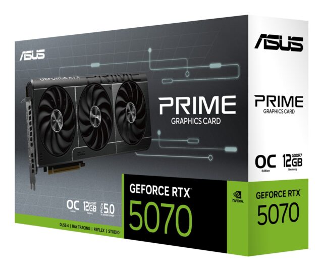 ASUS Prime -RTX5070-O12G NVIDIA GeForce RTX 5070 12 GB GDDR7 - imagine 12