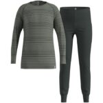 Thermal underwear - Odlo Set long ACTIVE WARM SET size 164 cm Grey - imagine 2