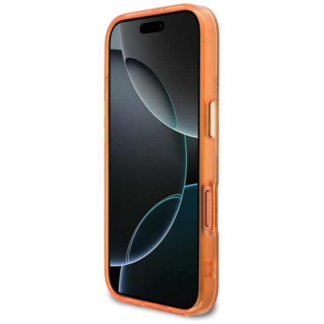 Case Guess IML Peony Dot MagSafe for  iPhone 17 Pro Max orange - imagine 5