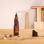 Cordless electric sander with accessories 12V CASALS CMG1205BC - imagine 2