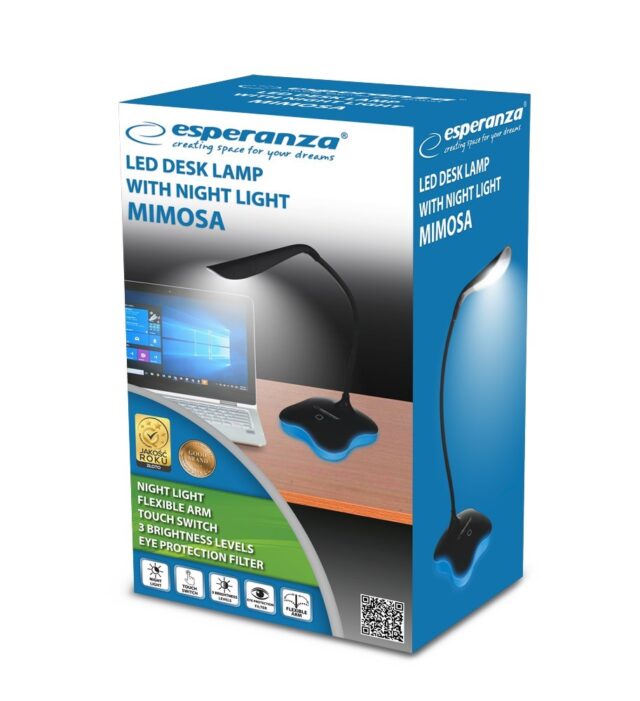 Esperanza ELD105K table lamp 3 W LED Black - imagine 8