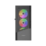 Gembird CCC-FC-4300 Gaming ATX Computer Case Fornax 4300  ARBG backlight  black - imagine 2