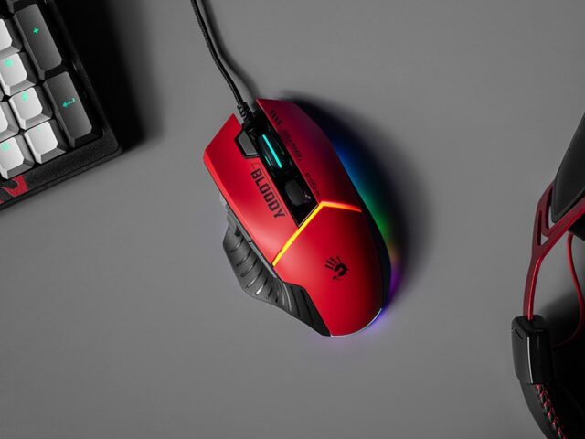 A4Tech mouse Bloody W95Max USB Sports Red A4TMYS47257 - imagine 5