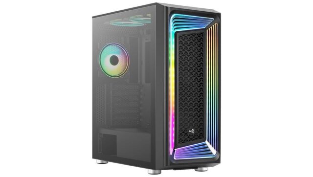 Aerocool Interstellar Midi Tower Black - imagine 4