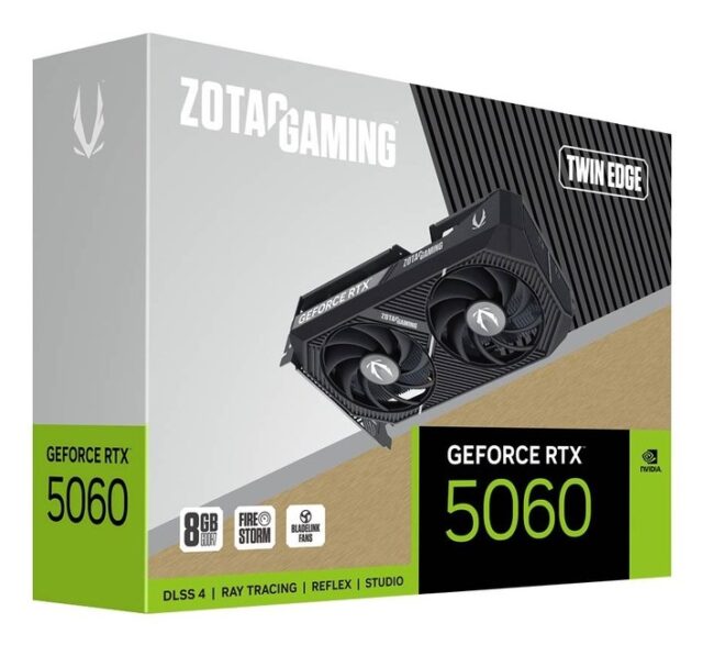 Zotac GAMING GeForce RTX 5060 Twin Edge NVIDIA 8 GB GDDR7 - imagine 4