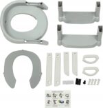 EXTRALINK KIDS NAKŁADKA NA SEDES ZE STOPNIEM DO NAUKI WC DLA DZIECI DRABINKA DO DESKI NA TOALETĘ SZARA - imagine 5