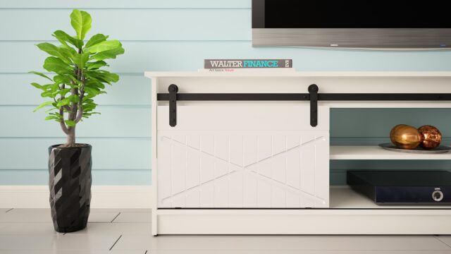 RTV GRANERO cabinet 200x56.7x35 white/gloss white - imagine 7