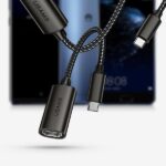 USAMS Adapter U22 USB-C - HDMI 4K HD15cm czarny/black SJ282HD01 (US-SJ282) - imagine 2