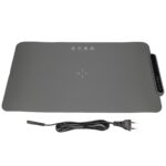 EXTRALINK ELEKTRYCZNA MATA GRZEWCZA SZARA 63X38 CM 400W - imagine 6