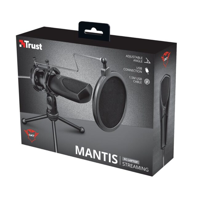 Trust GXT 232 Mantis Black PC microphone - imagine 5
