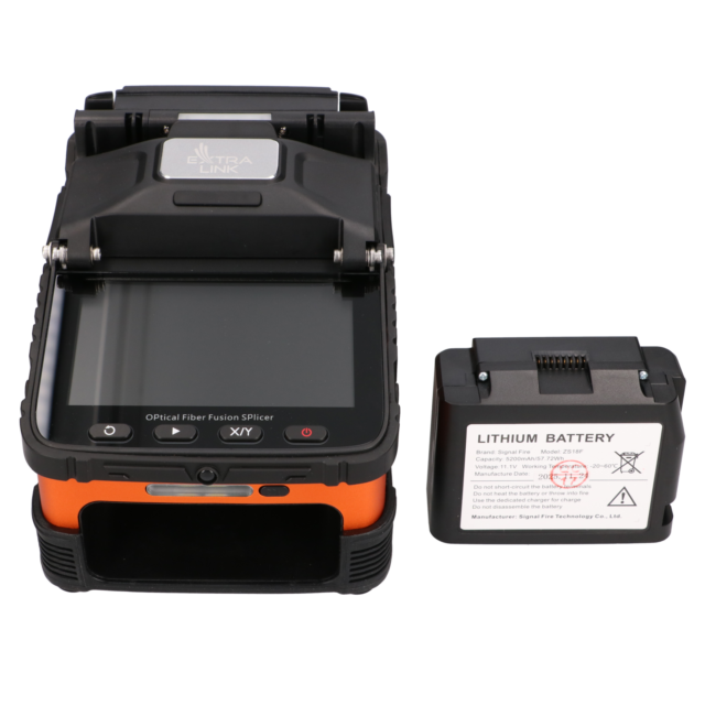 Extralink AI-5 Pro | Fiber Optic Fusion Splicer | portable, 5200 mAh - imagine 8