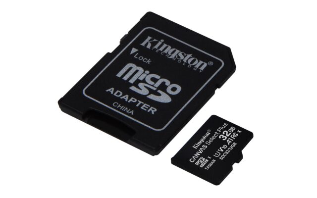 Kingston Technology 32GB micSDHC Canvas Select Plus 100R A1 C10 Card + ADP - imagine 3