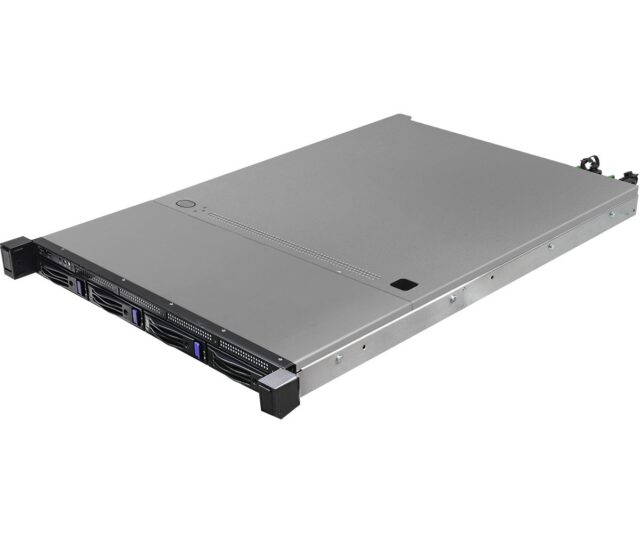 Asrock 1U4L-GENOA/2T server barebone AMD SoC LGA 6096 Rack (1U) Grey - imagine 2